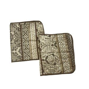 Madison Park Pair Luxury King Shams Pillowcases Be